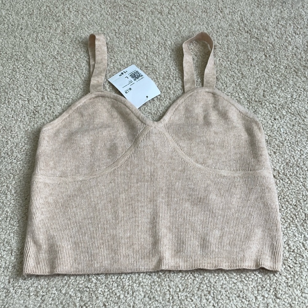 NWT Forever 21 knit cropped tank